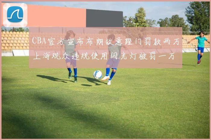 CBA官方宣布布朗故意蹬门罚款两万上海观众违规使用闪光灯被罚一万